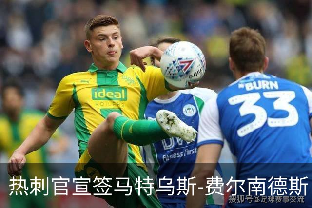 热刺官宣签马特乌斯-费尔南德斯 转会费8500万镑破纪录